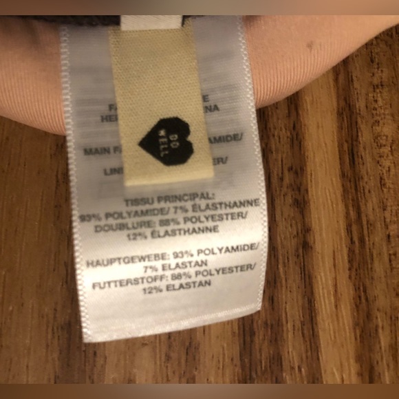 Madewell Second Wave Square Neck Tank swimsuit size M faded palm 🎉Host Pick🎉 - Picture 8 of 10